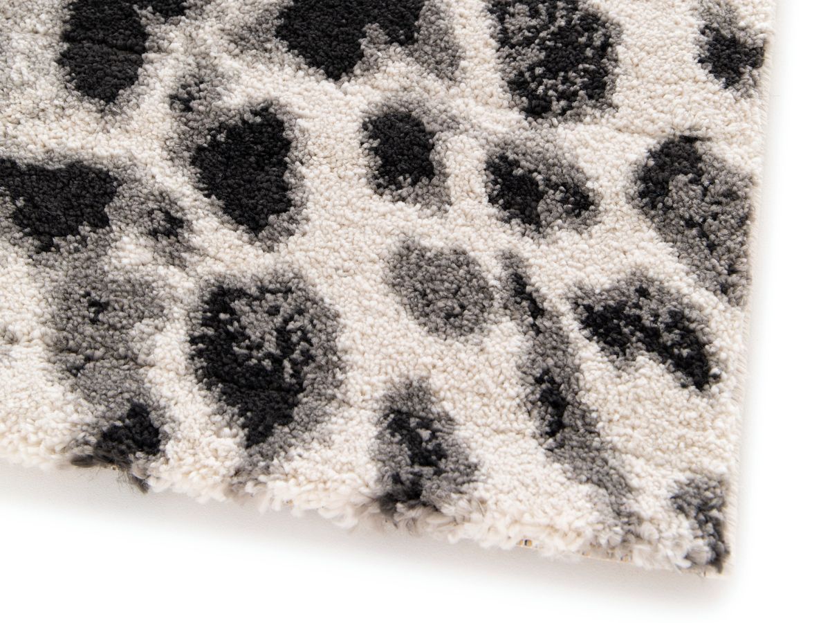 MERYL laagpolig vloerkleed met luipaardmotief