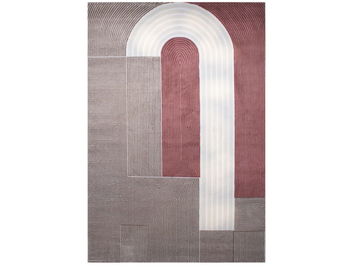 Tapis poils courts FRANE motif géometrique