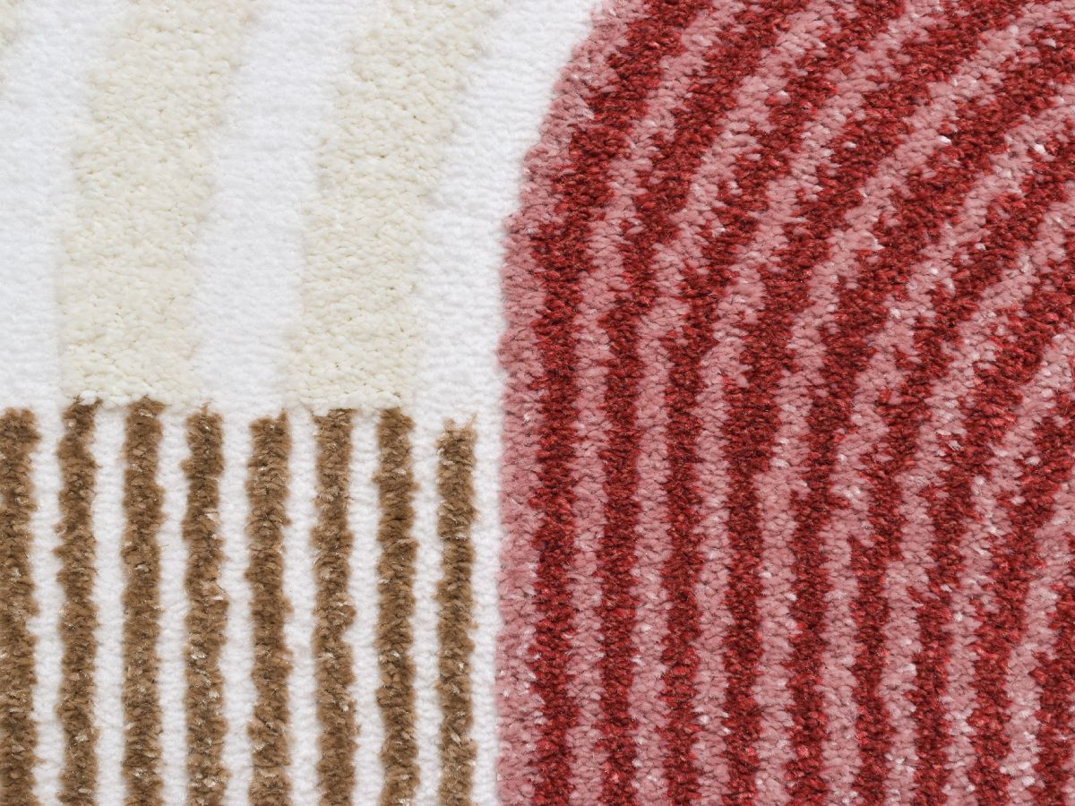 Tapis poils courts FRANE motif géometrique