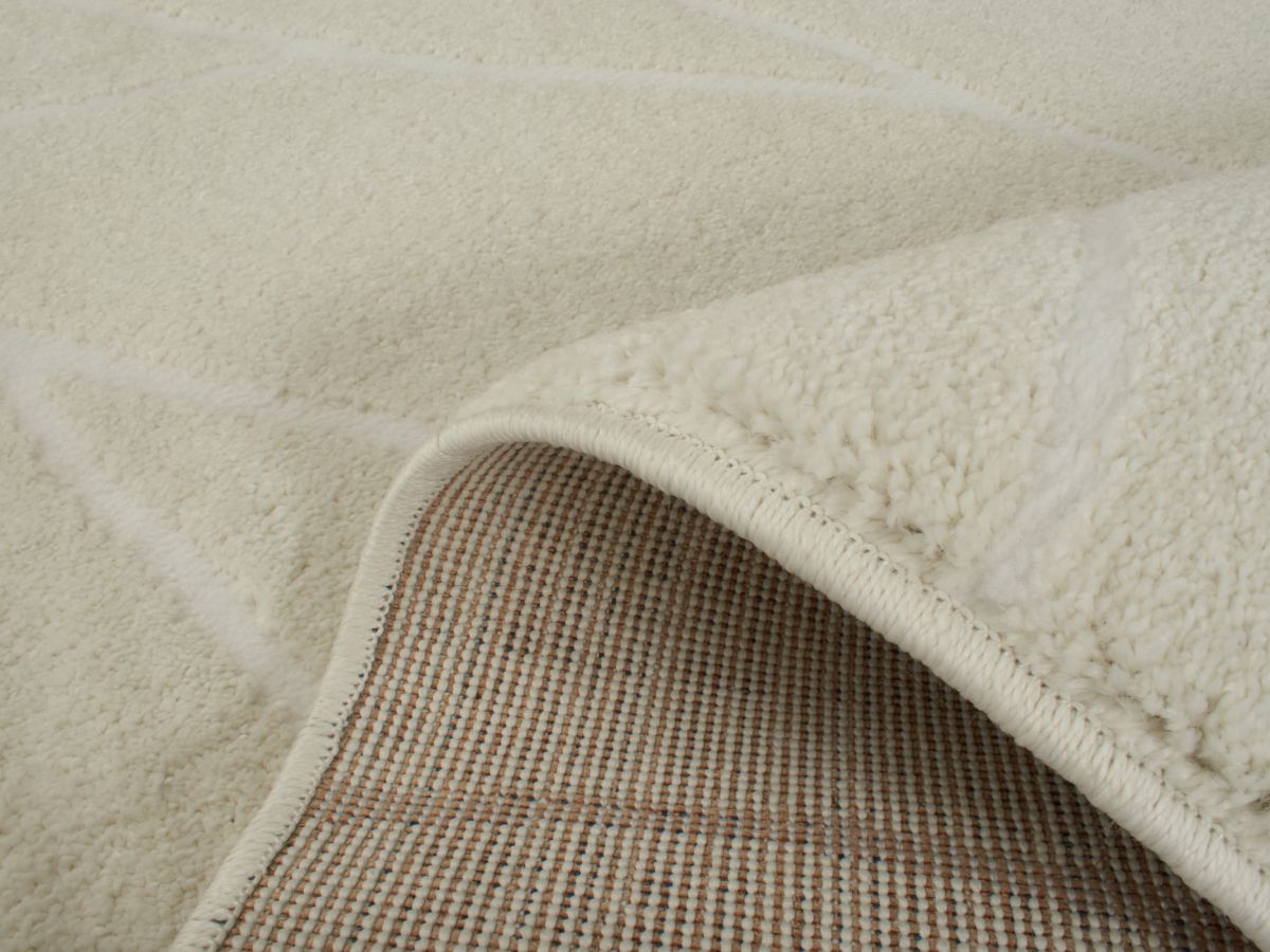 NORMA kortpolig vloerkleed met abstract patroon