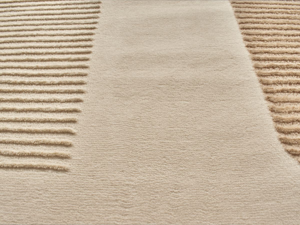 Tapis poils courts NAOMIE motif géometrique