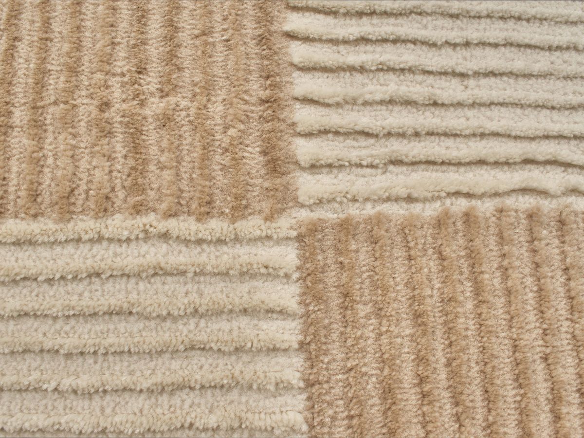 Tapis poils court ANOUCK motif géometrique