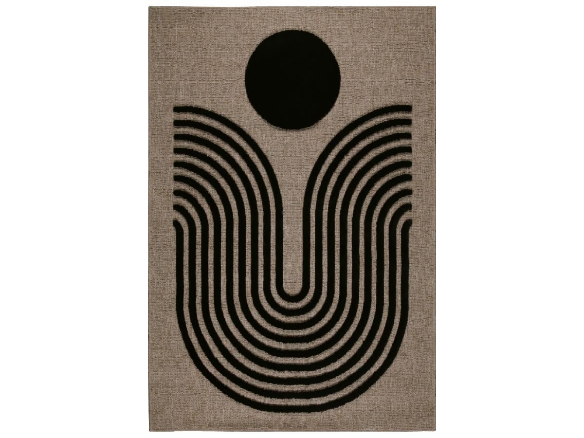 BETINA laagpolig vloerkleed met abstract patroon