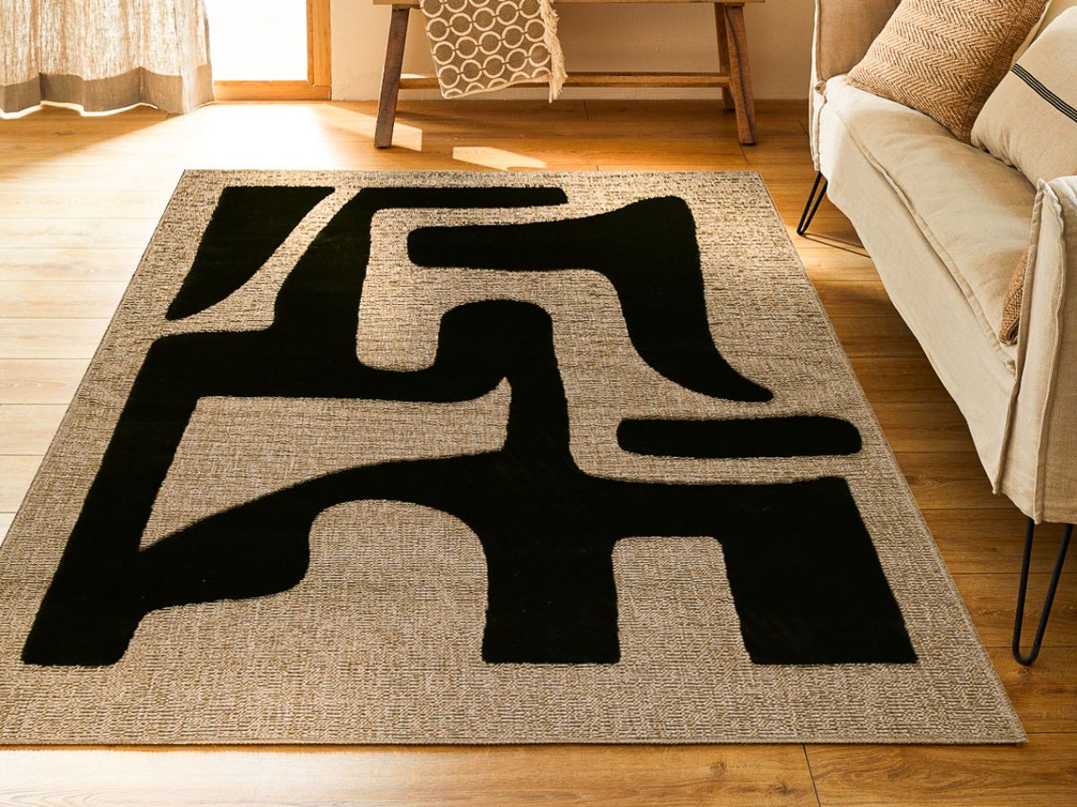 Wyatt laagpolig vloerkleed met abstract patroon