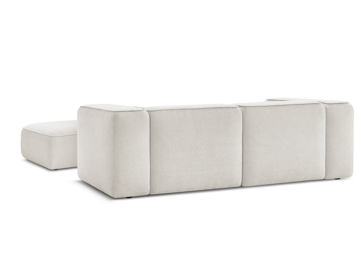 Canapé droit fixe 2 places ZEPHYR avec pouf