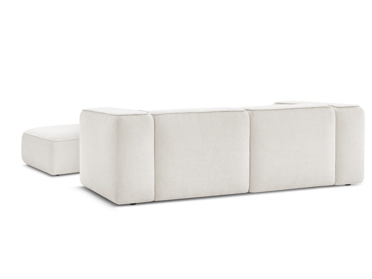 Canapé droit fixe 2 places ZEPHYR avec pouf