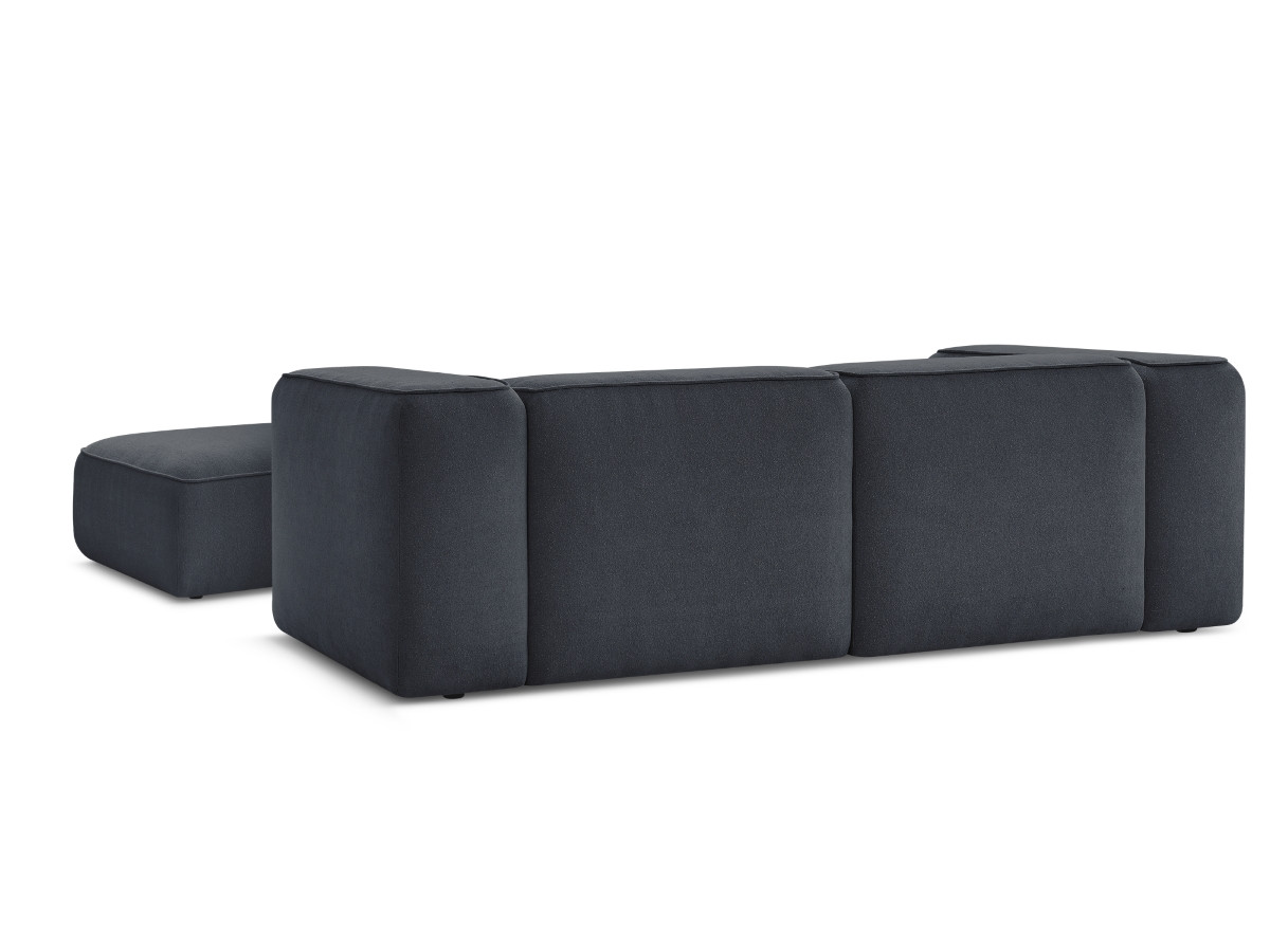 Canapé droit fixe 2 places ZEPHYR avec pouf