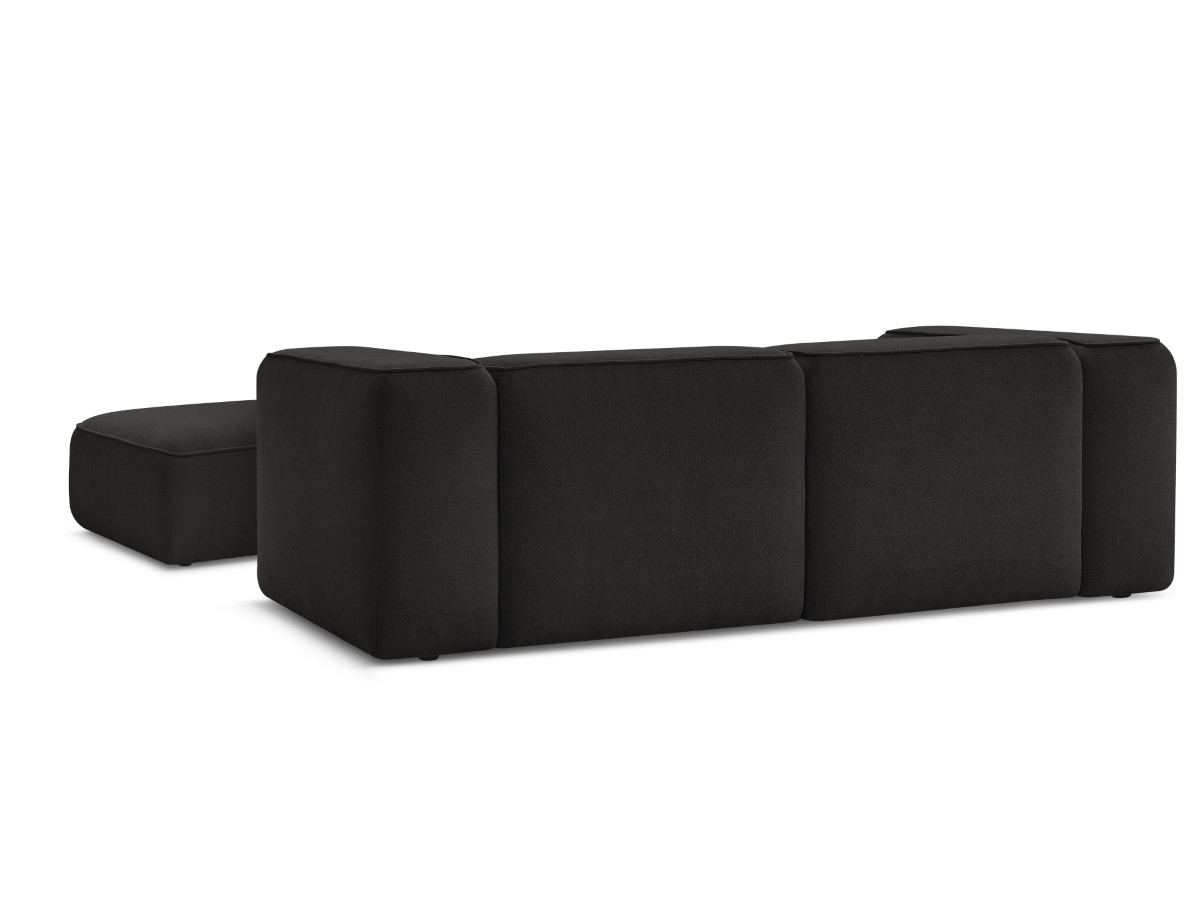 Canapé droit fixe 2 places ZEPHYR avec pouf