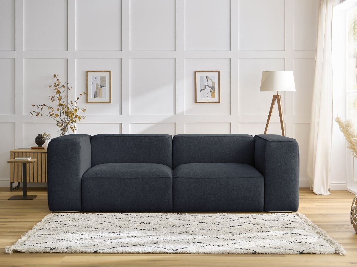 Canapé droit 2 places ZEPHYR bleu foncé — vue 5