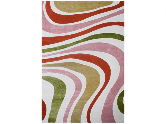 Tapis poils courts ARNITA motif abstrait