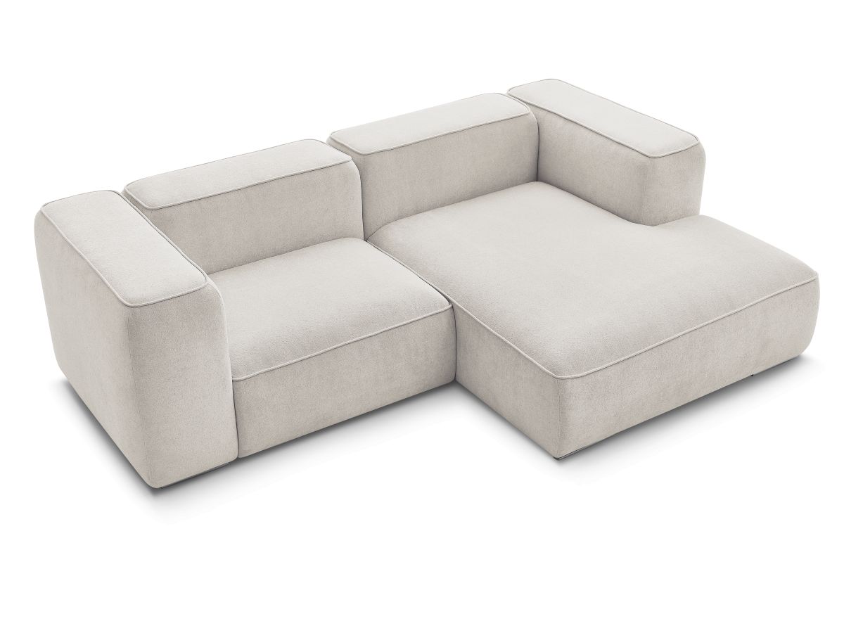 Canapé d'angle fixe compact ZEPHYR