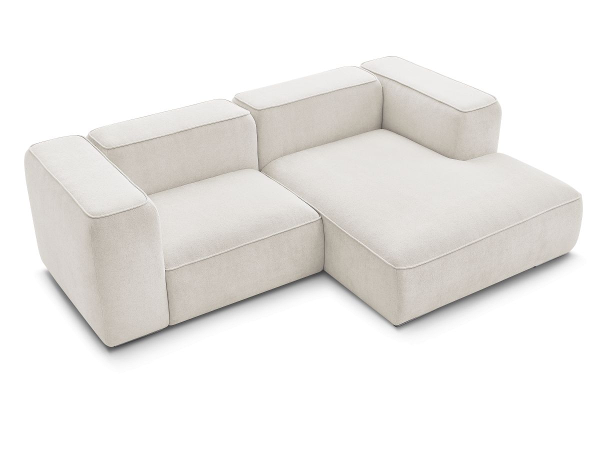 Canapé d'angle fixe compact ZEPHYR