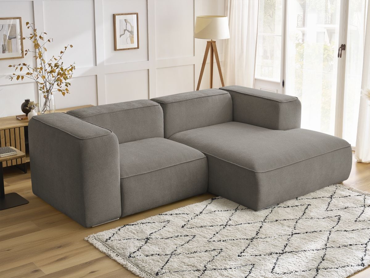 Canapé d'angle fixe compact ZEPHYR