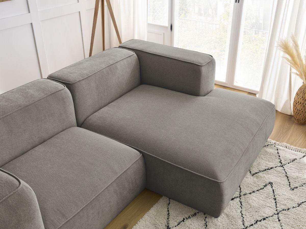 Canapé d'angle fixe compact ZEPHYR