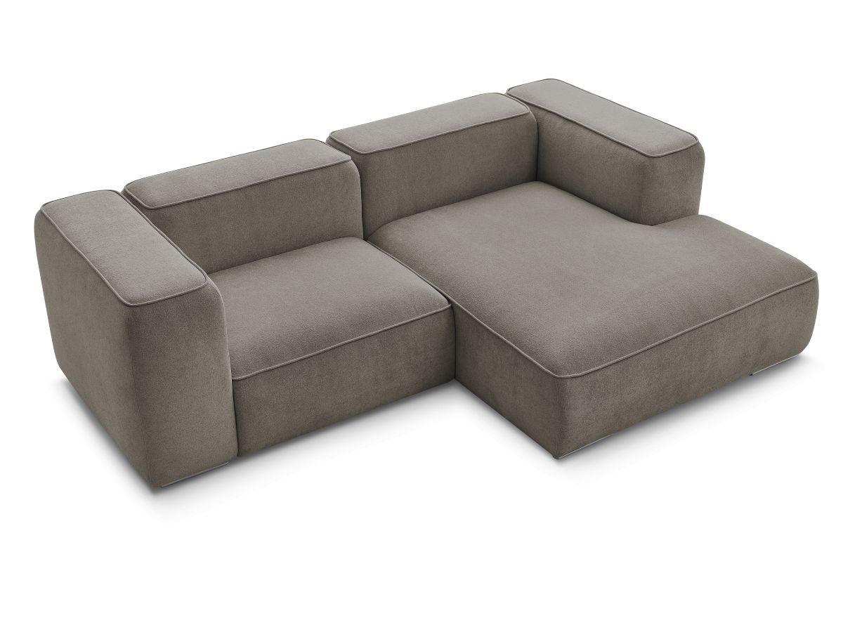 Canapé d'angle fixe compact ZEPHYR