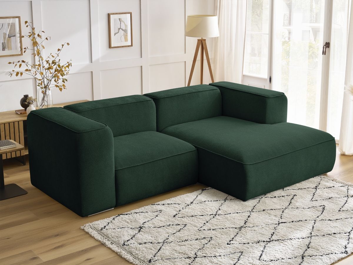 Canapé d'angle fixe compact ZEPHYR