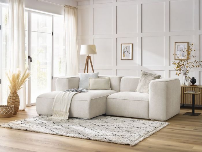 Canapé d'angle fixe compact ZEPHYR