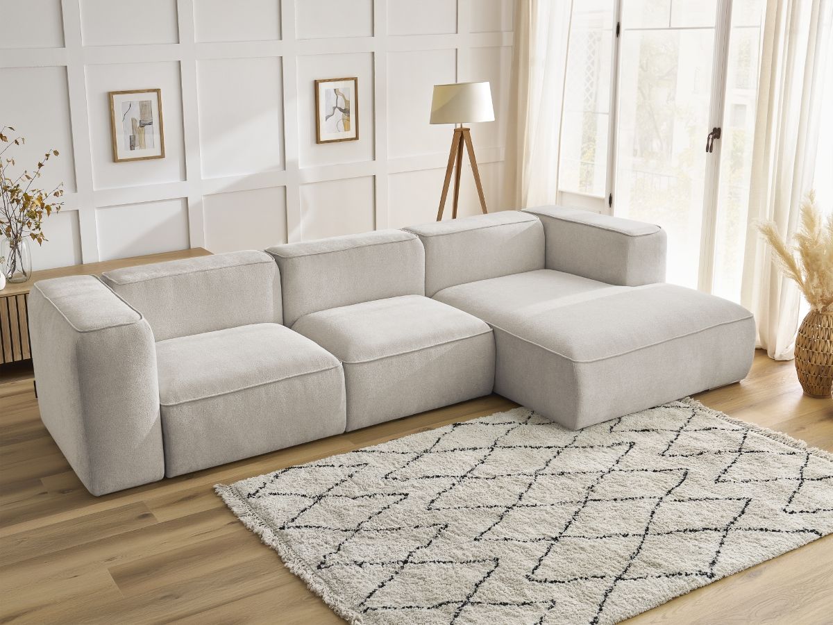 Canapé d'angle ZEPHYR beige — vue 5