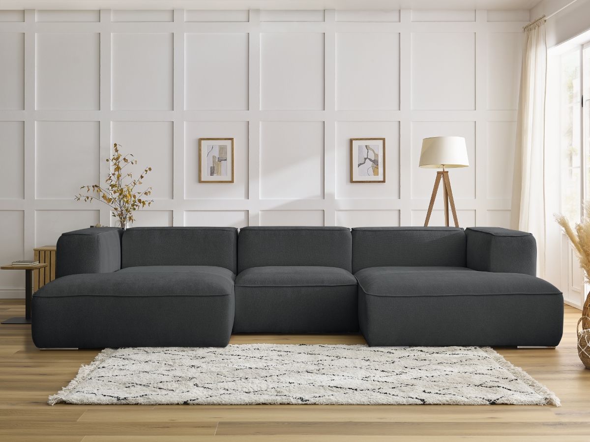 Canapé panoramique ZEPHYR gris foncé — vue 5