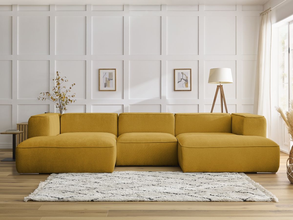 Canapé panoramique ZEPHYR jaune — vue 5
