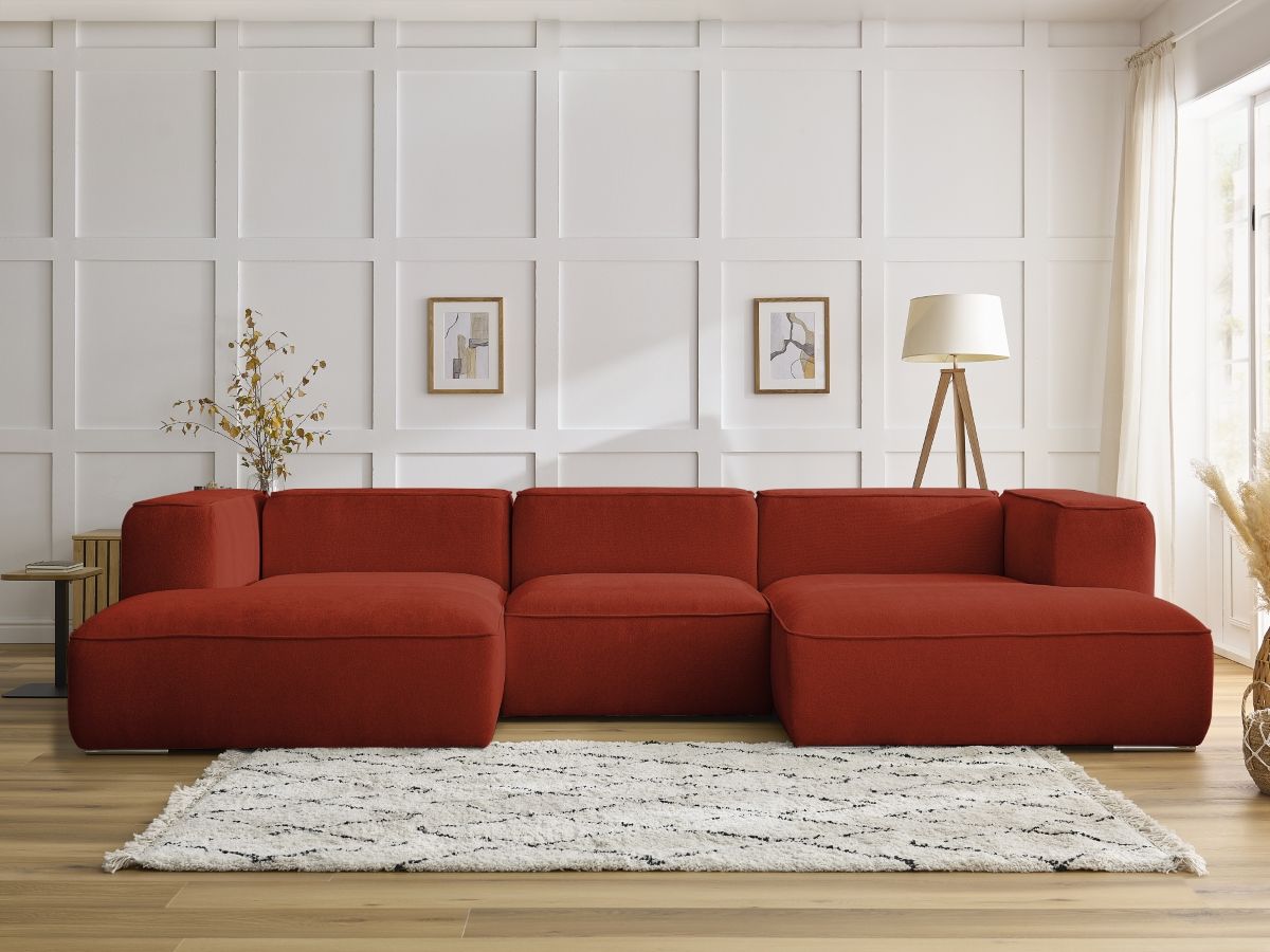 Canapé panoramique ZEPHYR orange — vue 5