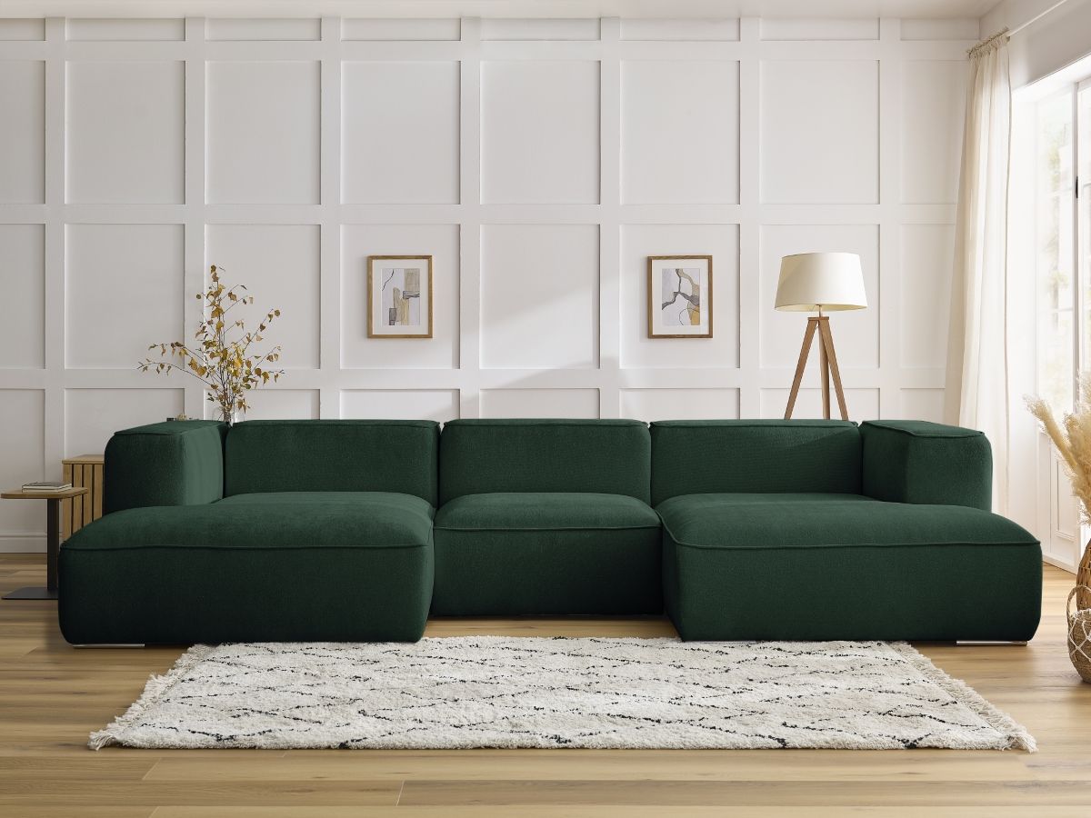 Canapé panoramique ZEPHYR vert — vue 5