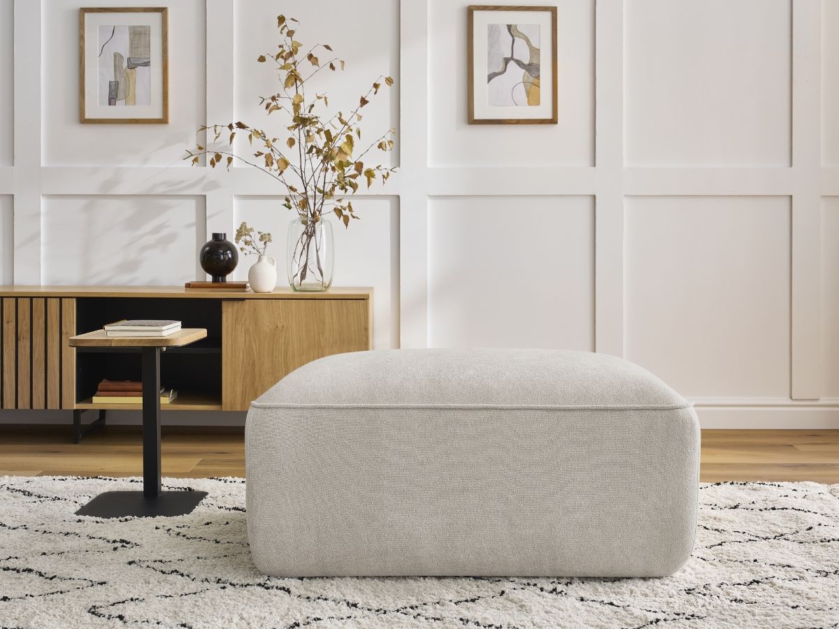 Pouf ZEPHYR beige — vue 5