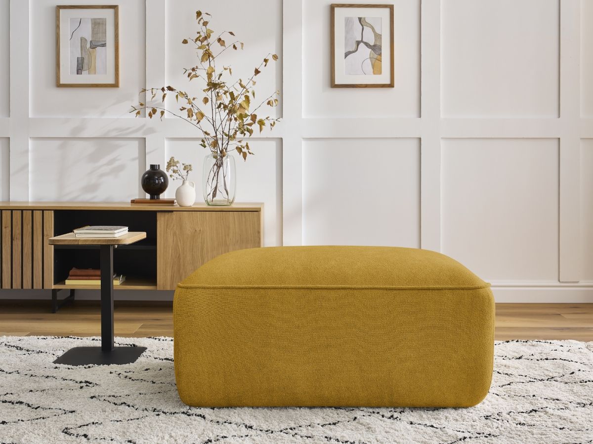 Pouf ZEPHYR jaune — vue 5