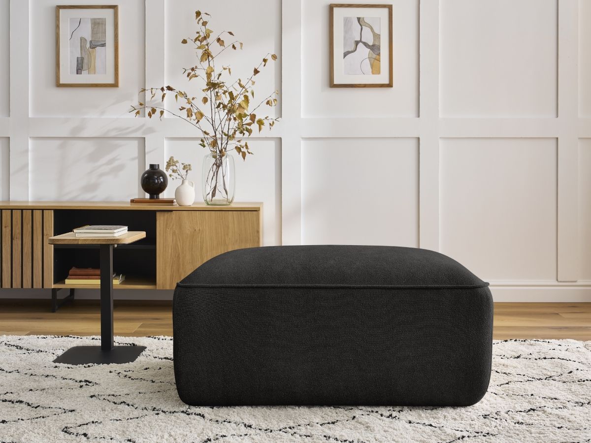 Pouf ZEPHYR noir — vue 5