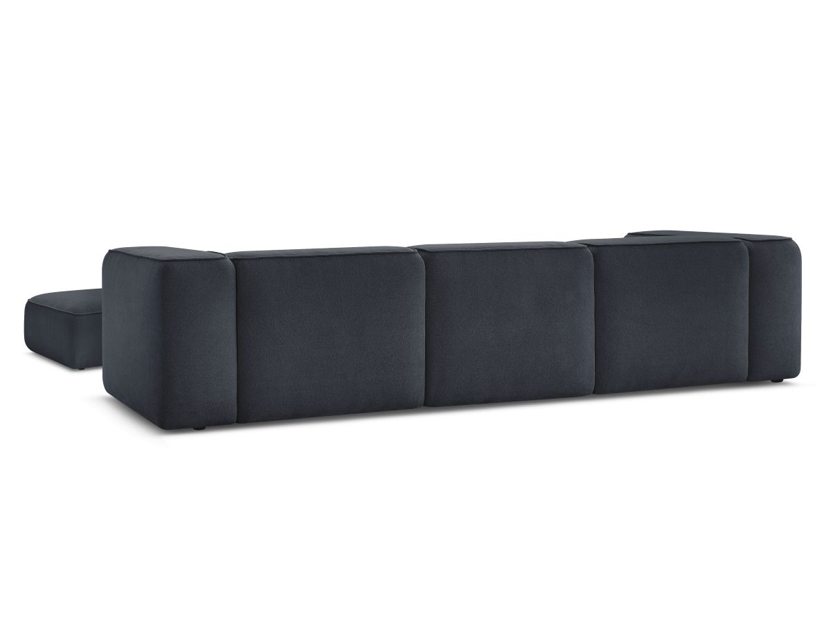 Canapé droit fixe 3 places ZEPHYR avec pouf