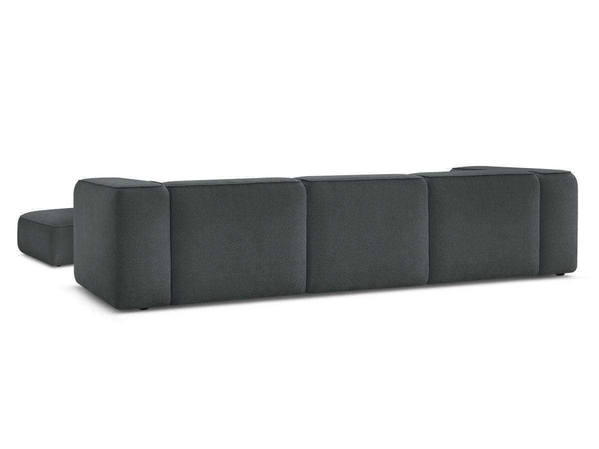 Canapé droit fixe 3 places ZEPHYR avec pouf