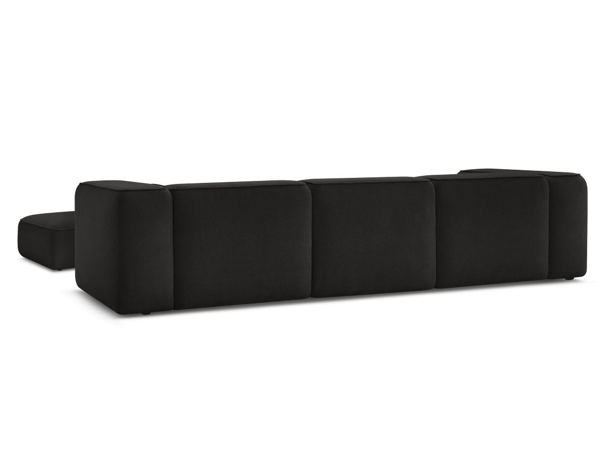 Canapé droit fixe 3 places ZEPHYR avec pouf