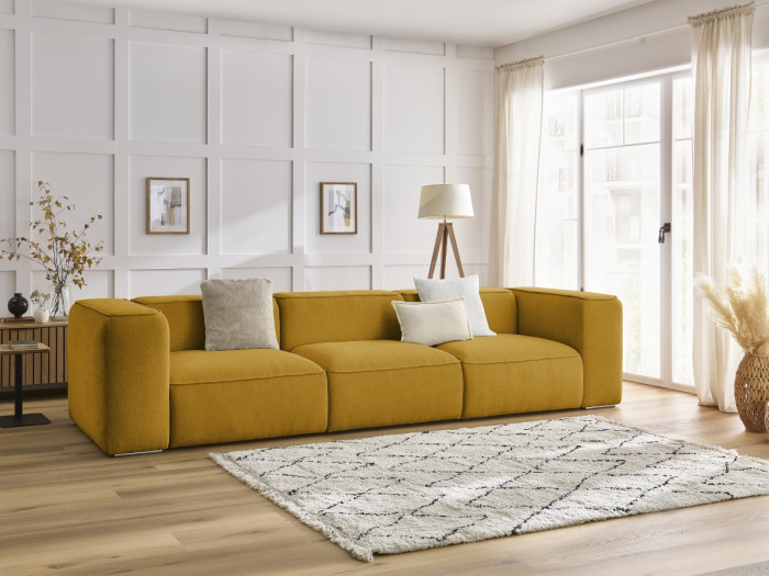 Canapé droit fixe 3 places ZEPHYR