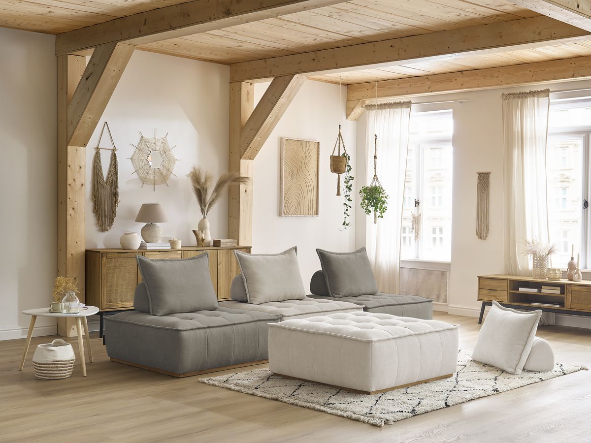 Canapé droit modulable ELISA multicolore — vue 5