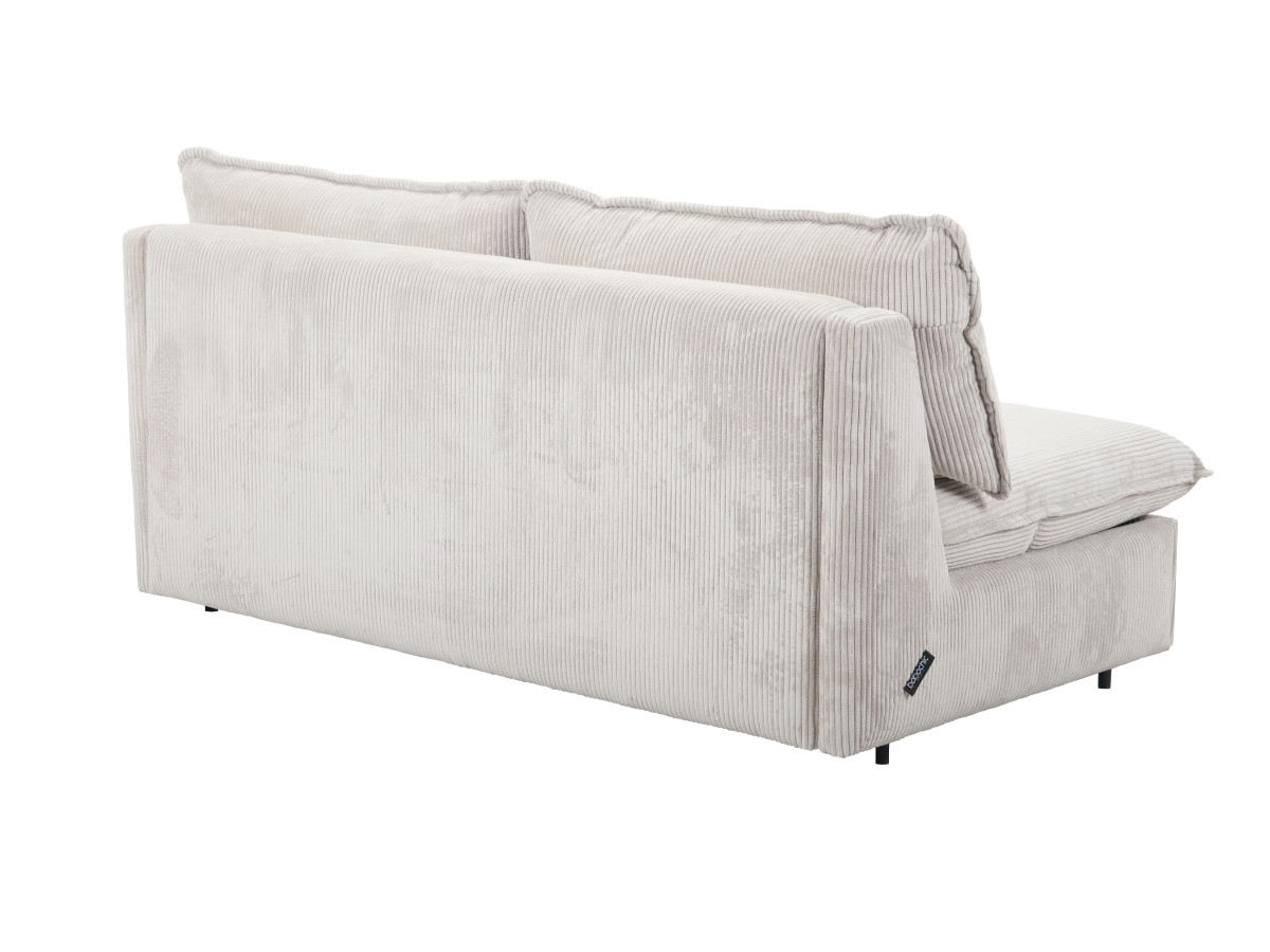 Rozkładana sofa prosta z systemem szybkiego rozkładania ISADORA sztruks