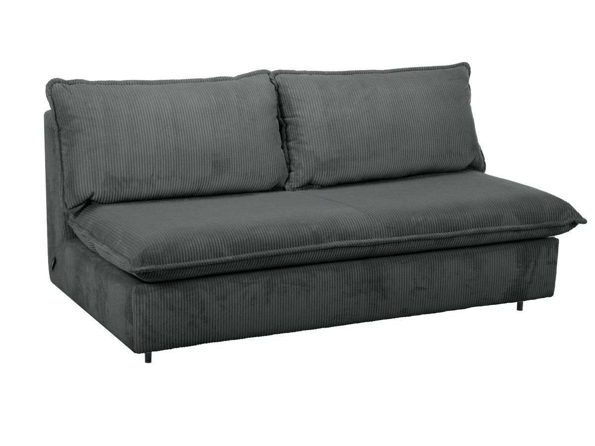 Rozkładana sofa prosta z systemem szybkiego rozkładania ISADORA sztruks