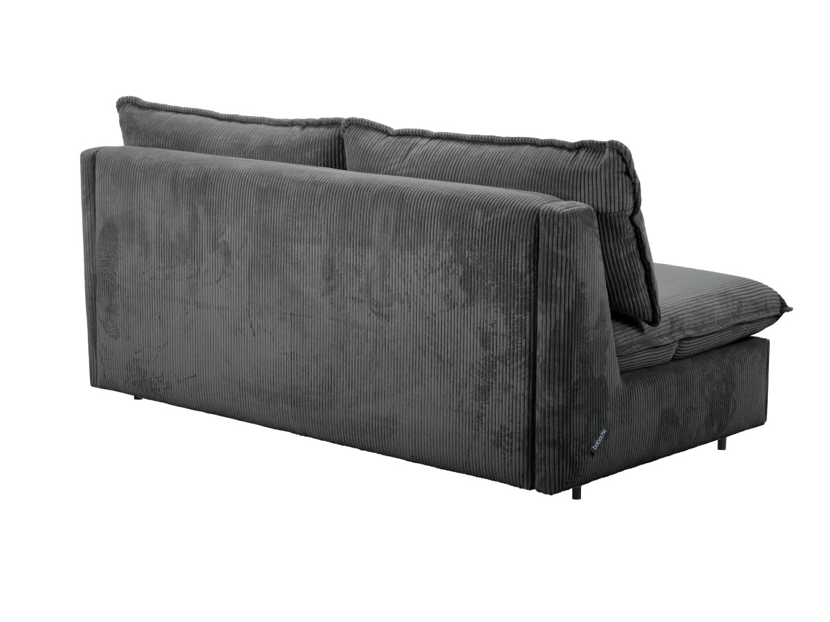 Rozkładana sofa prosta z systemem szybkiego rozkładania ISADORA sztruks