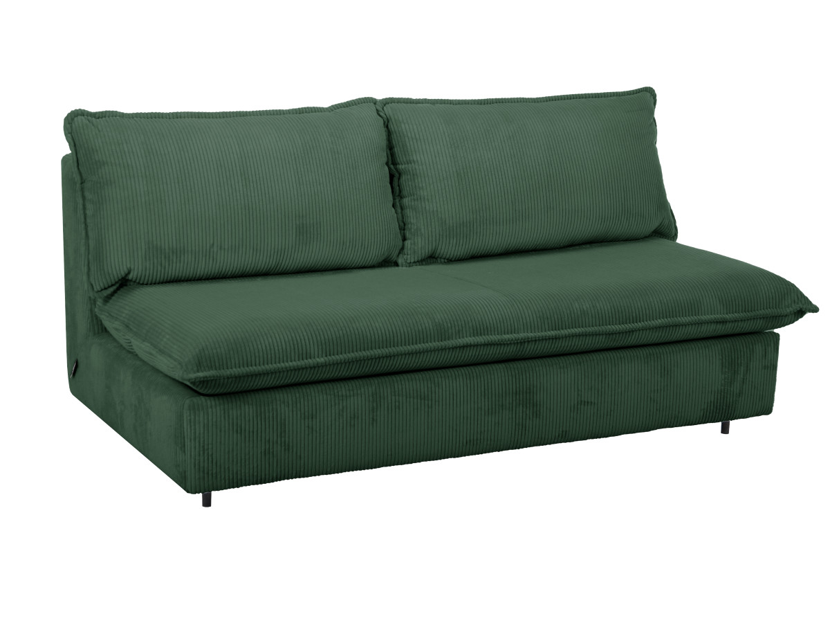 Rozkładana sofa prosta z systemem szybkiego rozkładania ISADORA sztruks