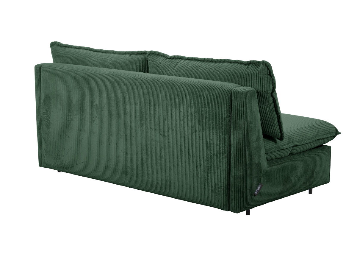 Rozkładana sofa prosta z systemem szybkiego rozkładania ISADORA sztruks
