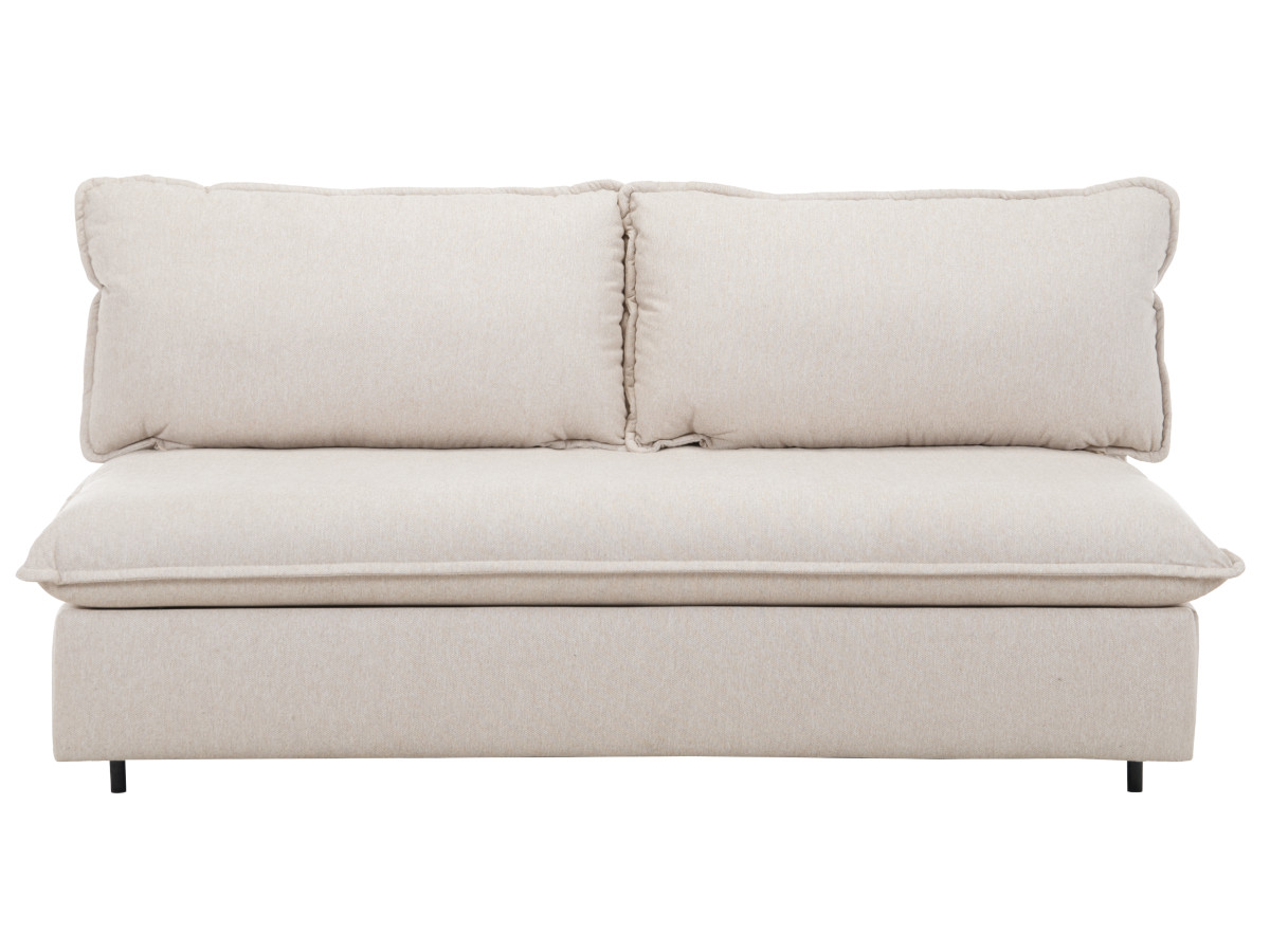 Canapé droit convertible ISADORA chiné beige — vue 6