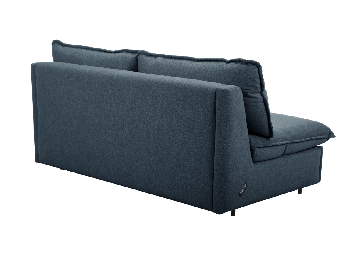 Rozkładana sofa prosta z systemem szybkiego rozkładania ISADORA tkanina melanżowa