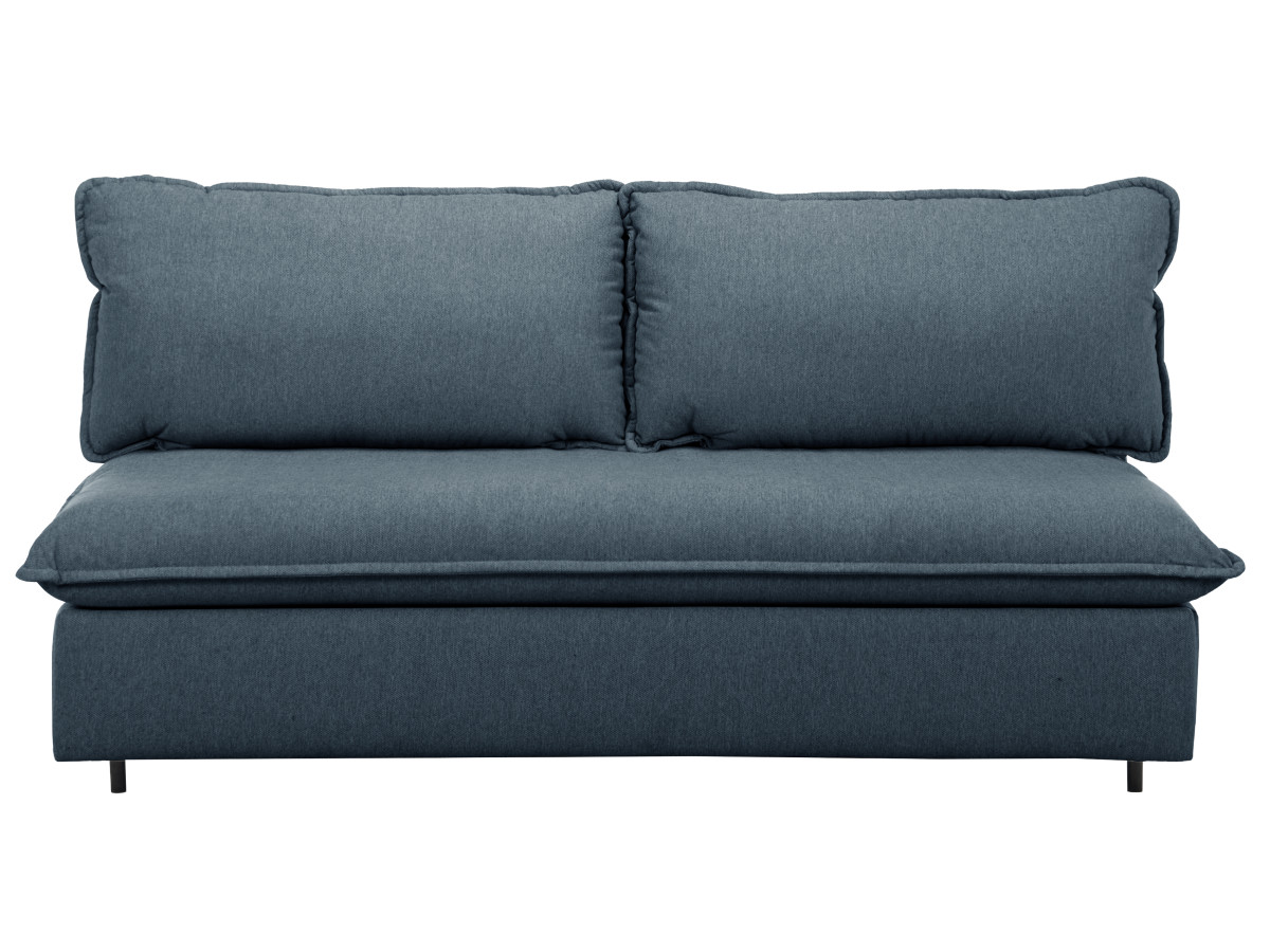 Canapé droit convertible ISADORA chiné bleu foncé — vue 6