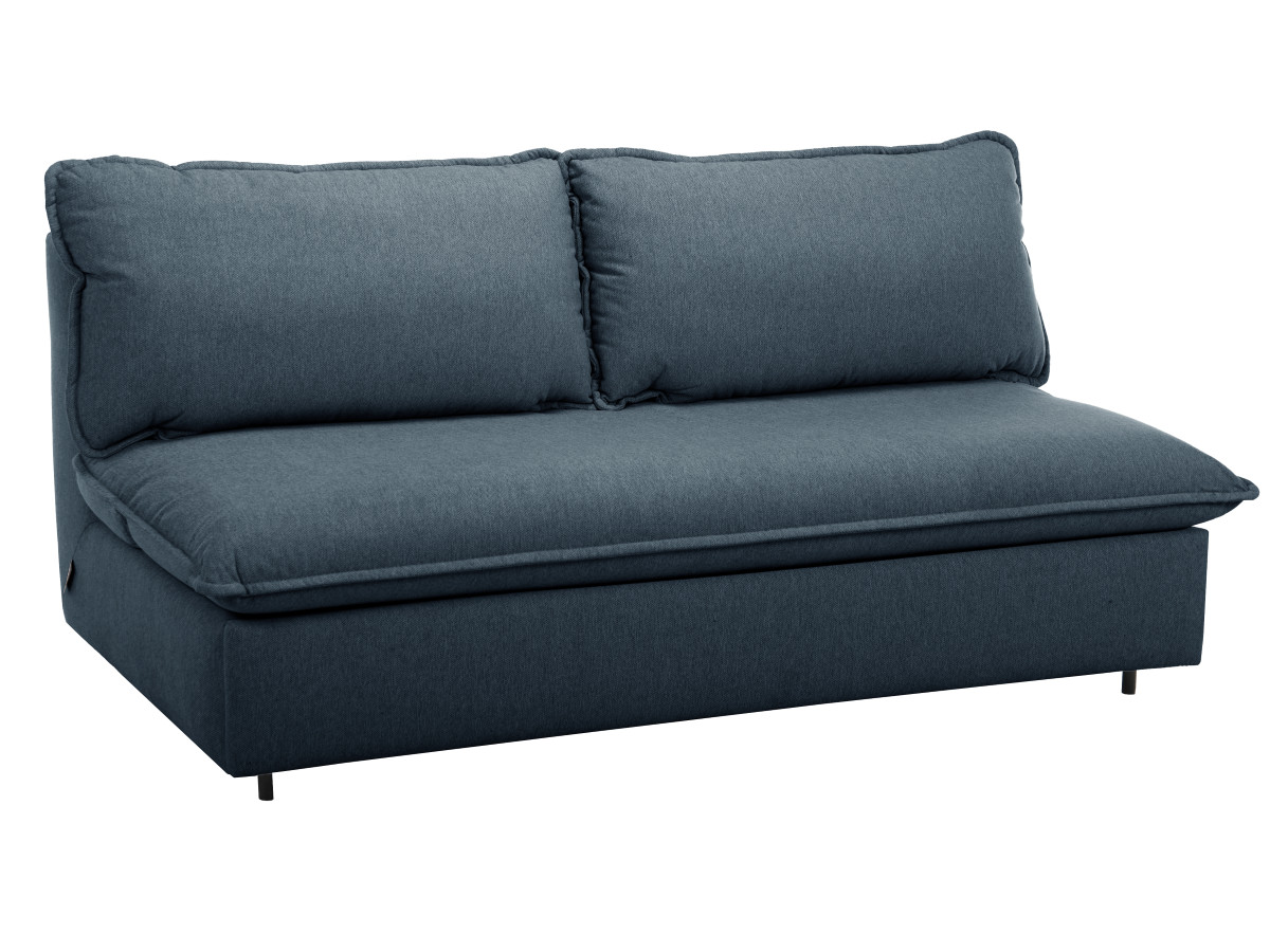 Rozkładana sofa prosta z systemem szybkiego rozkładania ISADORA tkanina melanżowa