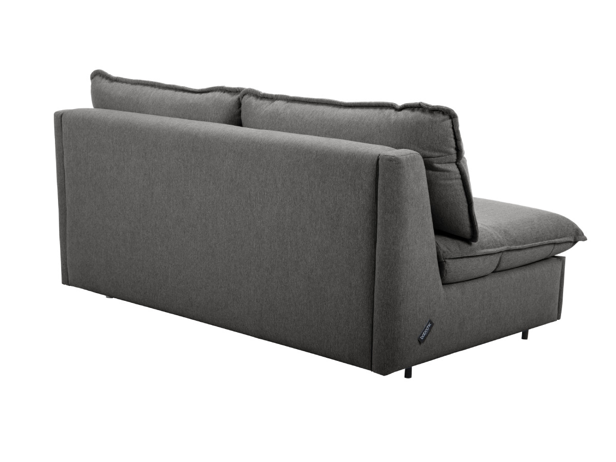 Rozkładana sofa prosta z systemem szybkiego rozkładania ISADORA tkanina melanżowa