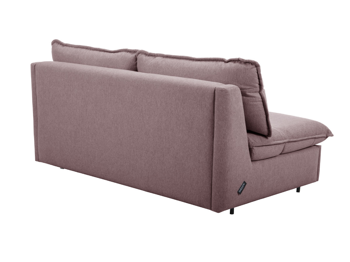 Rozkładana sofa prosta z systemem szybkiego rozkładania ISADORA tkanina melanżowa