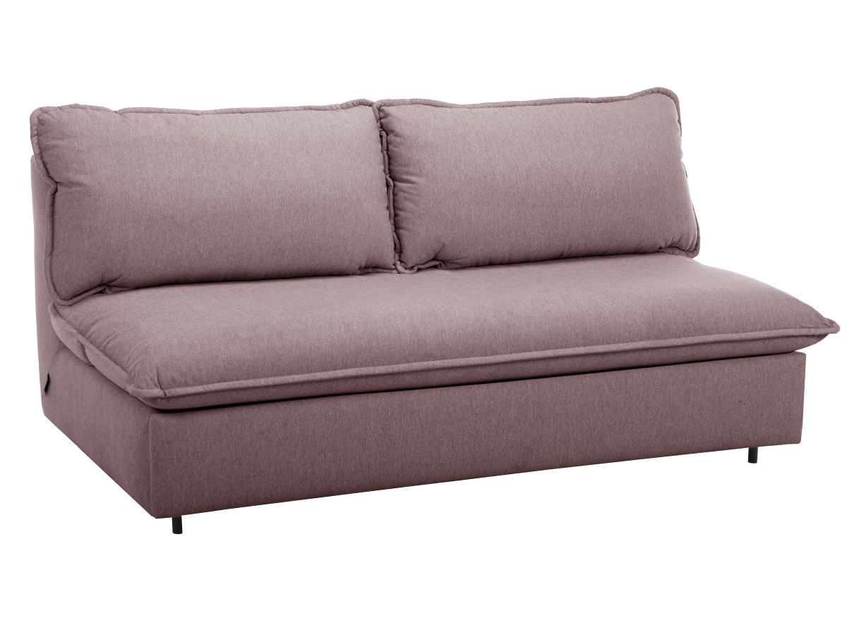 Rozkładana sofa prosta z systemem szybkiego rozkładania ISADORA tkanina melanżowa
