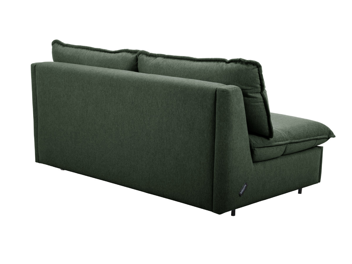 Rozkładana sofa prosta z systemem szybkiego rozkładania ISADORA tkanina melanżowa
