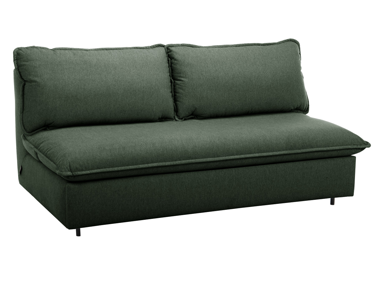 Rozkładana sofa prosta z systemem szybkiego rozkładania ISADORA tkanina melanżowa