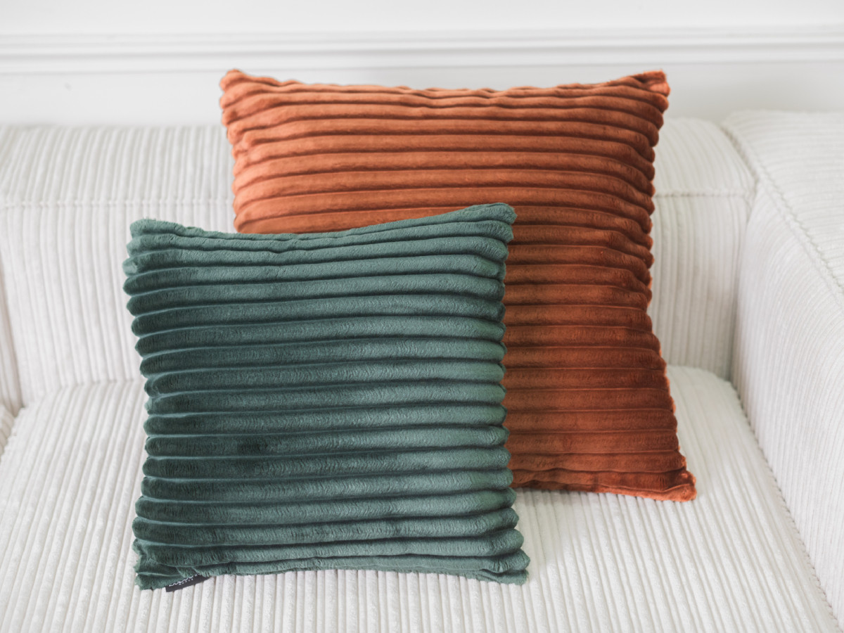 Coussin 45 x 45 cm OSLO vert — vue 5
