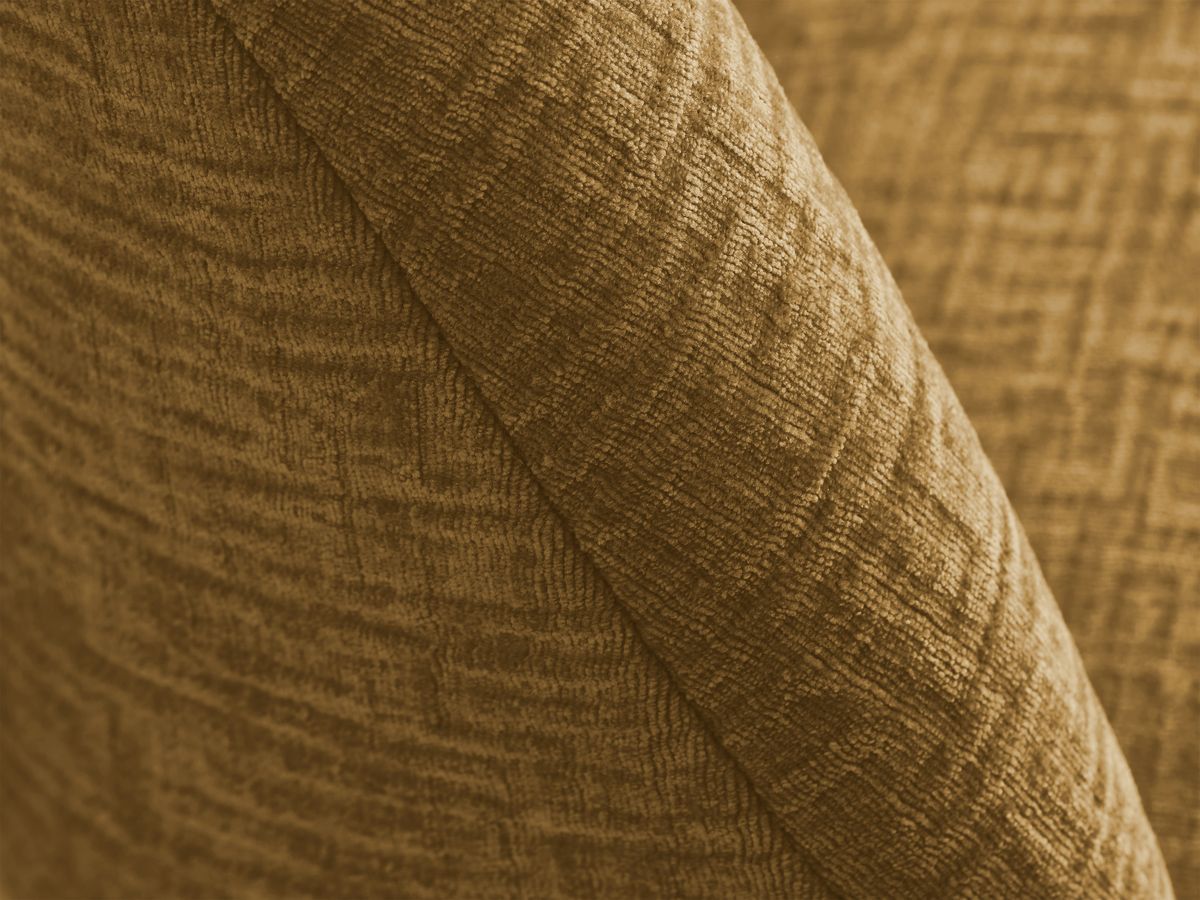 Chaise LALIE tissu texturé et pieds étoile